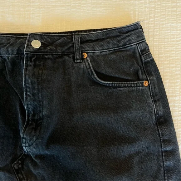 Topshop Moto Black Denim Skirt - Picture 6 of 14